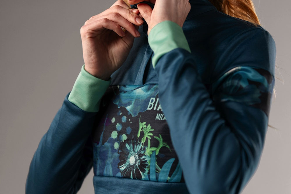 Jersey Bianchi Gravel Wool Thermo